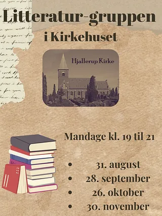 Datoer for litteraturgruppen i 2025