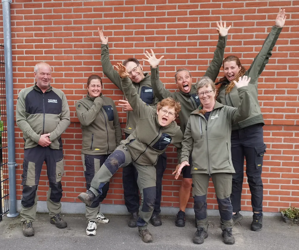 Det grønne team på kirkegården