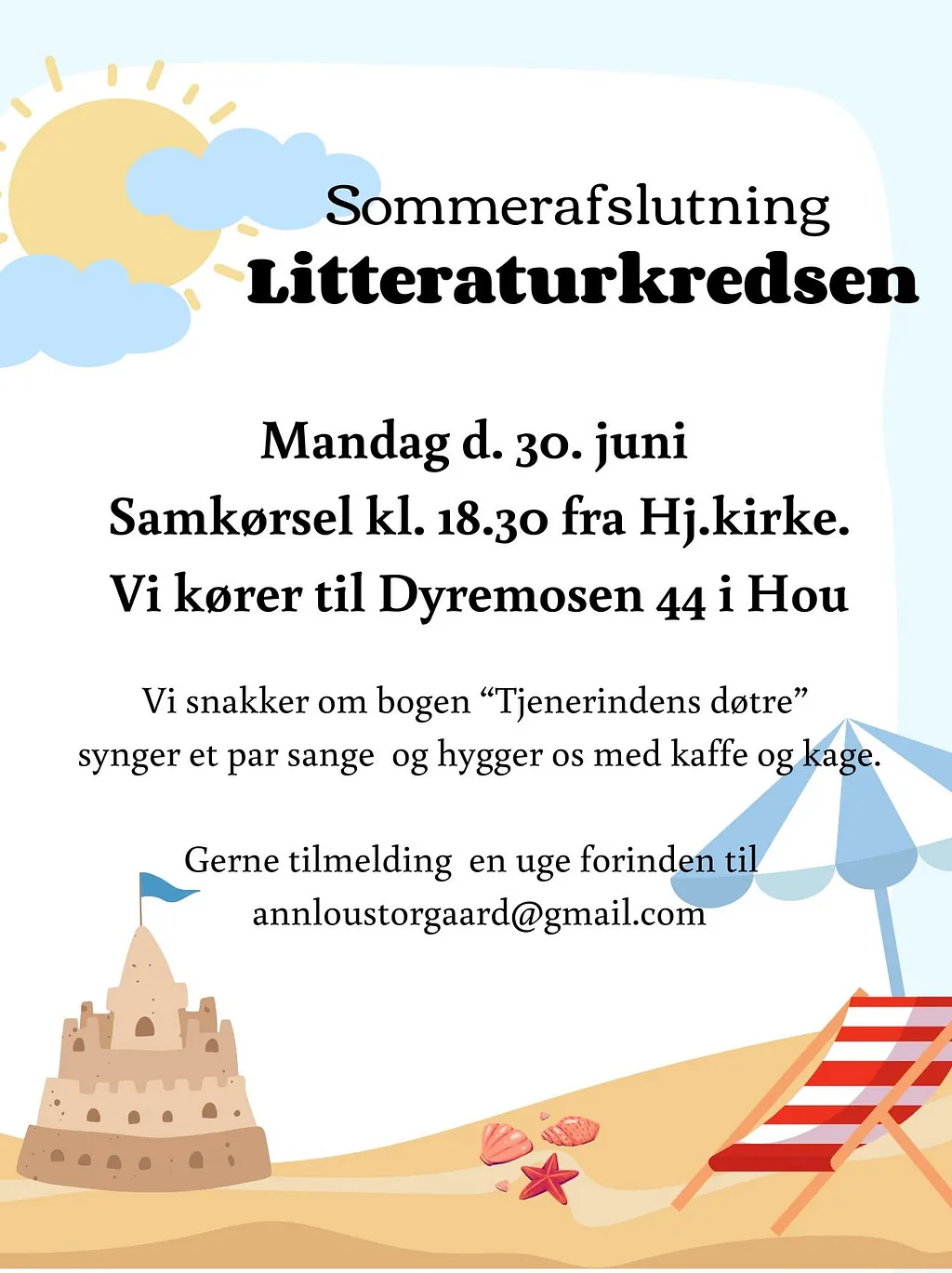 Litteraturgruppen den 30. juni på tur