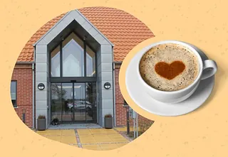 Kaffe og snak i kirkehuset