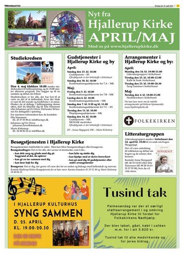 Kirkens avisside i Midtvendsyssel avis uge 16