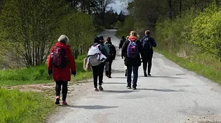Andagt og byvandring